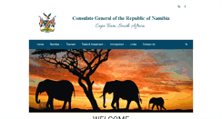 Desktop Screenshot of namibiaconsulate.co.za